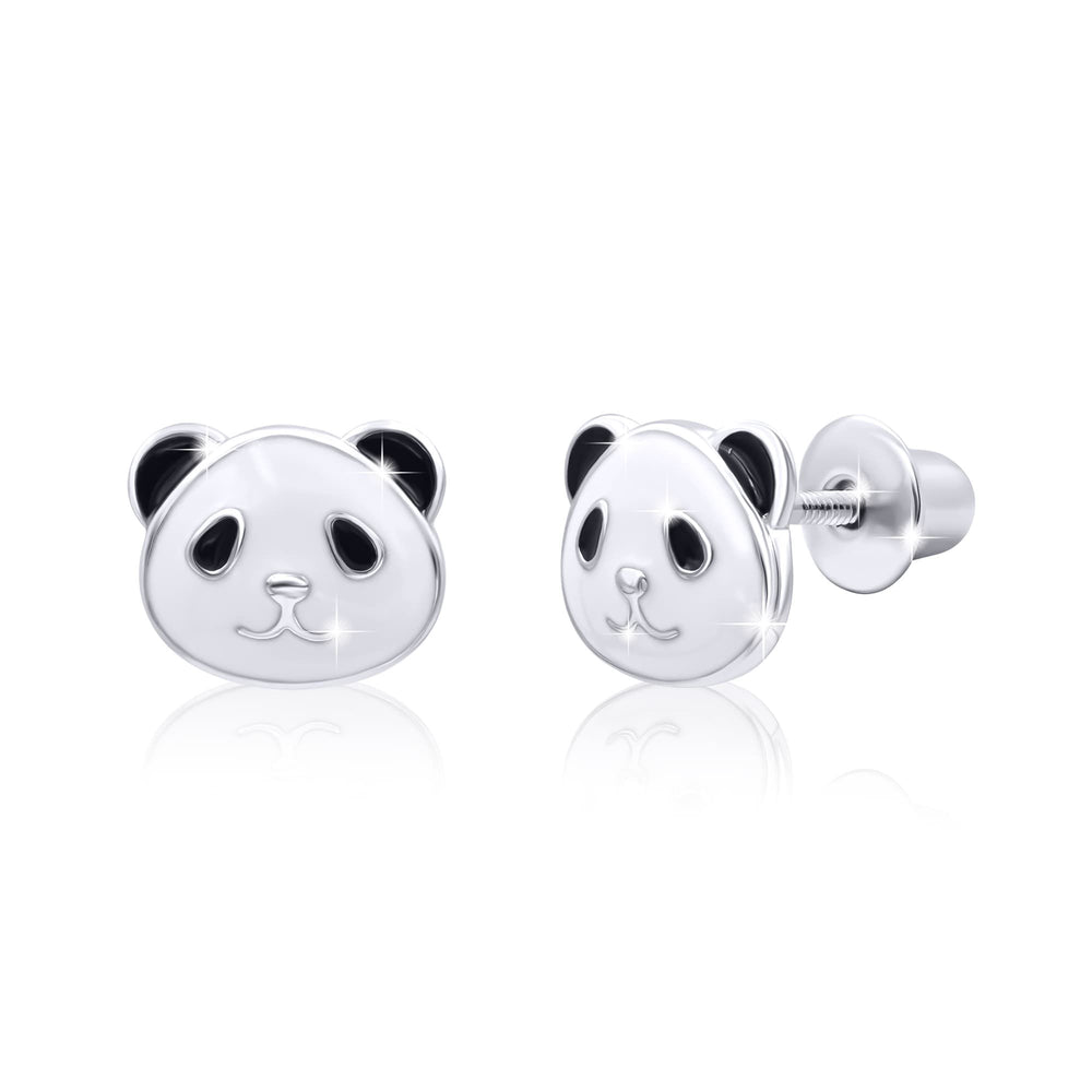 Earrings "Panda"
