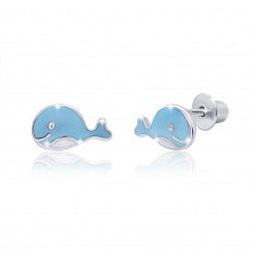 Earrings "Whale"