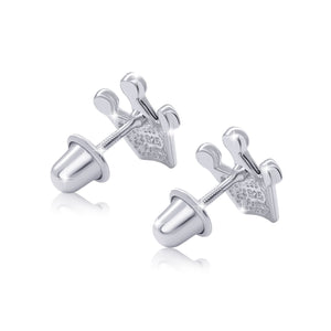 
                
                    Load image into Gallery viewer, Earrings &amp;quot;Crown with a Heart&amp;quot;
                
            