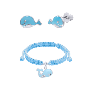 
                
                    Load image into Gallery viewer, Braided Bracelet &amp;quot;Whale&amp;quot;
                
            