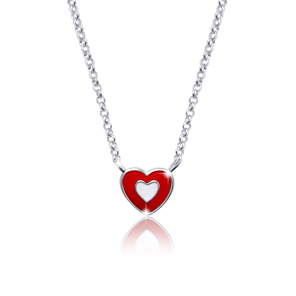 Necklace "Heart in a Heart"